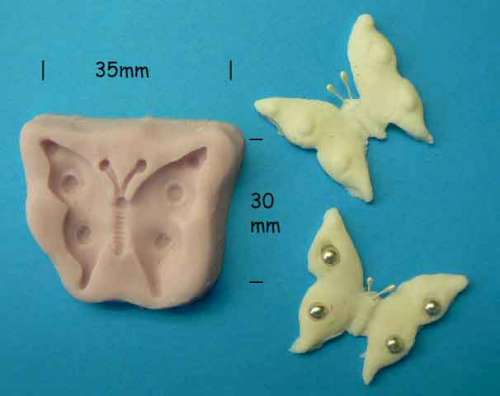 Butterfly Silicone mould #2 - Click Image to Close